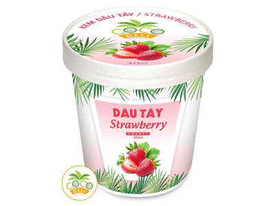 KEM DÂU TÂY 473ml (16oz)