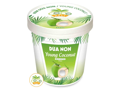 KEM DỪA NON 473ml (16oz)